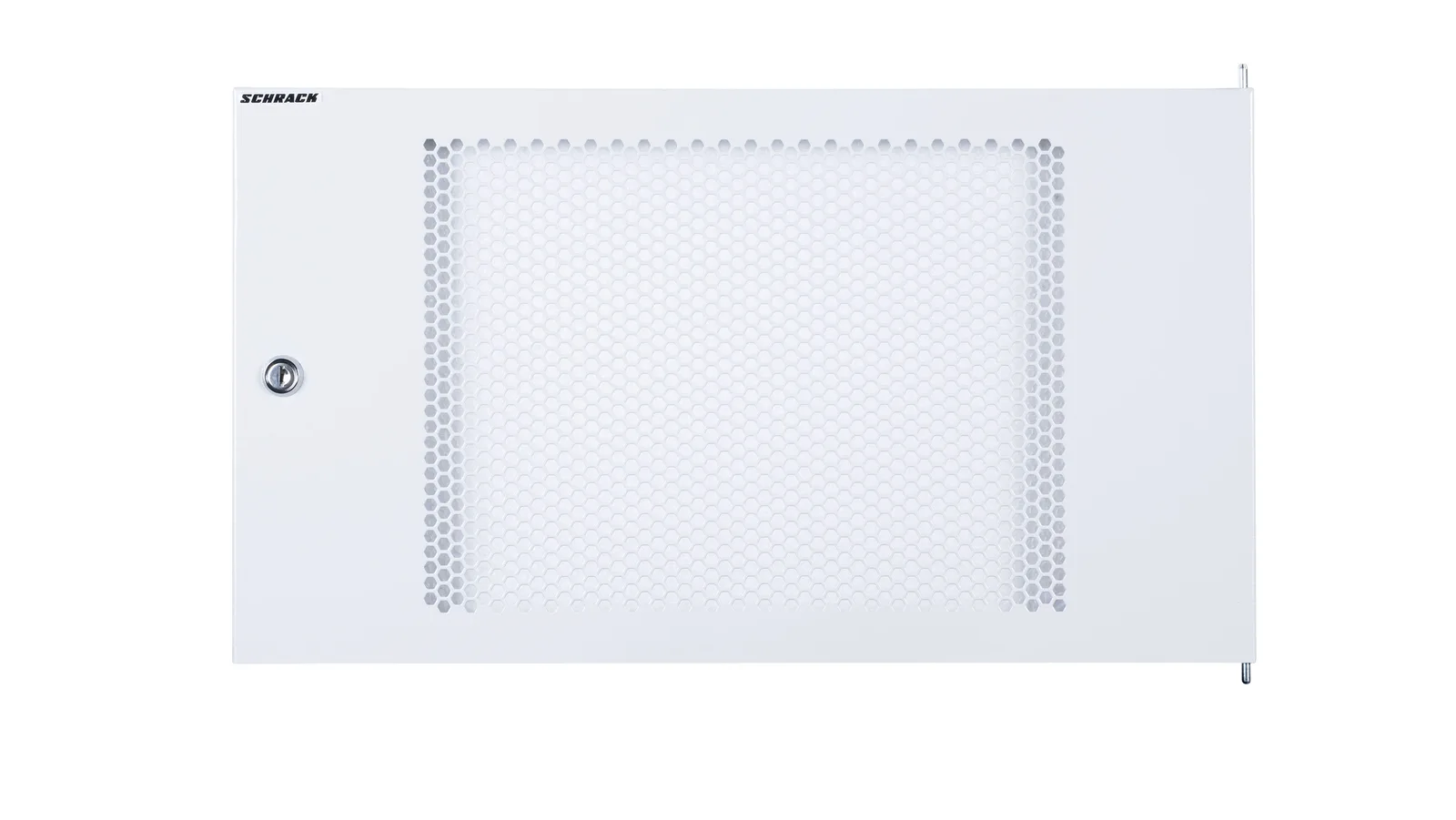 Metalna vrata 80%, za zidni ormar S-RACK, 7U, Š600, RAL7035